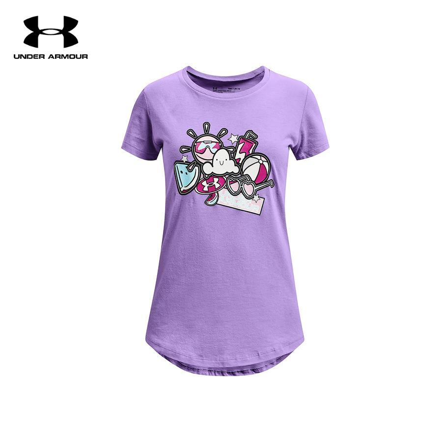 Áo thun tay ngắn bé gái Under Armour Summer Graphic - 1365153-576