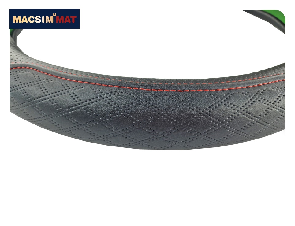 Bọc vô lăng cao cấp Macsim mã L612 mới chất liệu da thật - Khâu tay 100% size M màu be, mầu đen,mầu ghi