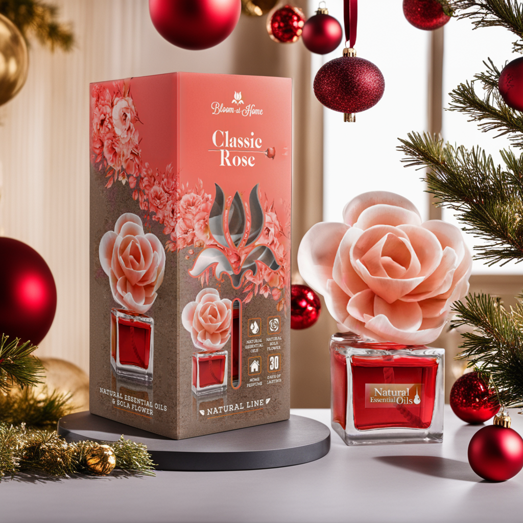 Nước hoa thơm phòng Bloom At Home Elix - Hương Hoa Hồng Cổ Điển - 100ml nhập khẩu từ Ba Lan - Chiết xuất thành phần tự nhiên, lưu hương lâu, an toàn