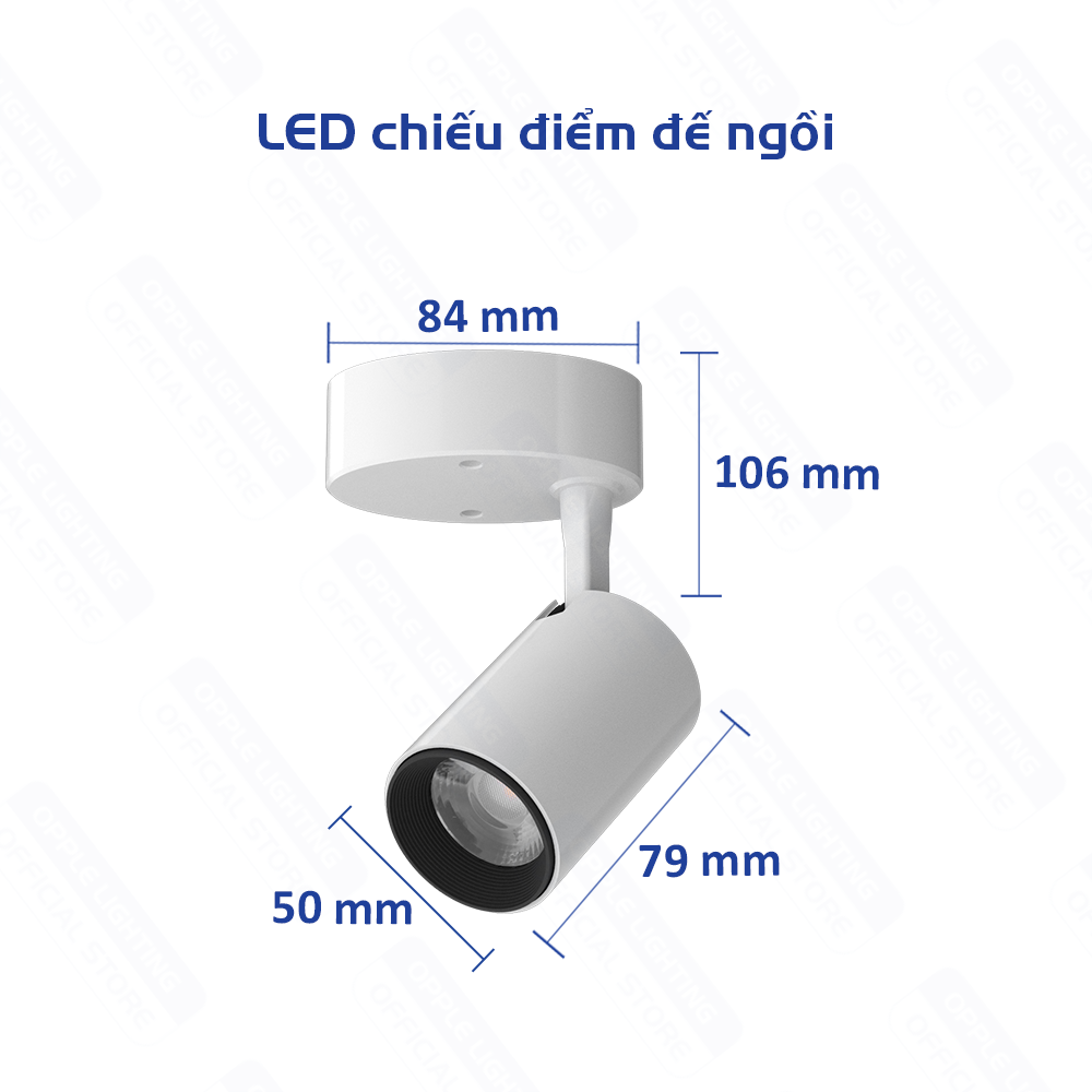 Bộ Đèn Chiếu Điểm Đế Nổi LED OPPLE Utility - Ánh Sáng Chất Lượng Cao, Len Quang Học Tinh Tế