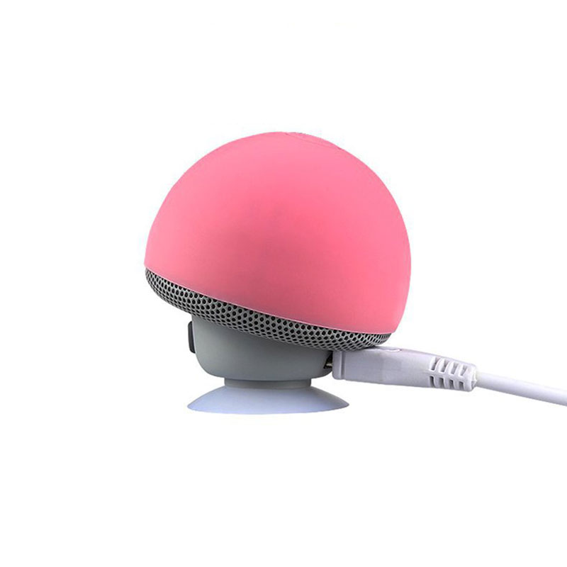 Giá Đỡ Điện Thoại Silocon ST-280 Kiêm Loa Nghe Nhạc Bluetooth Mini Hình Nấm Siêu Kute - Nhiều Màu