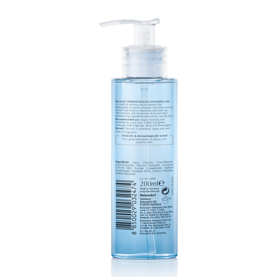 Gel Rửa Mặt Tươi Mát Eucerin Dermatoclean Refreshing Cleansing Gel