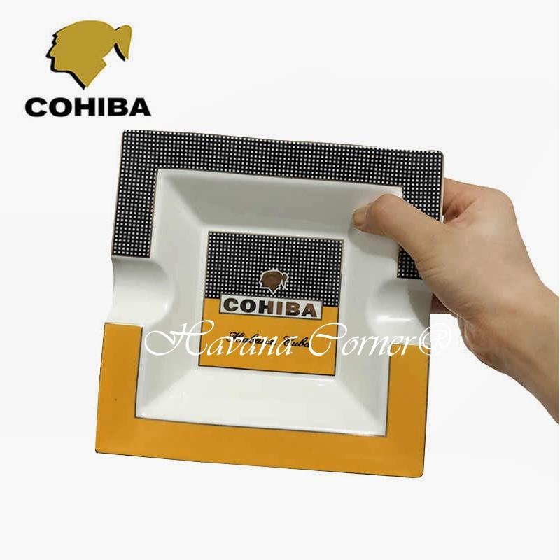 Gạt tàn xì gà 2 điếu Cohiba full hộp