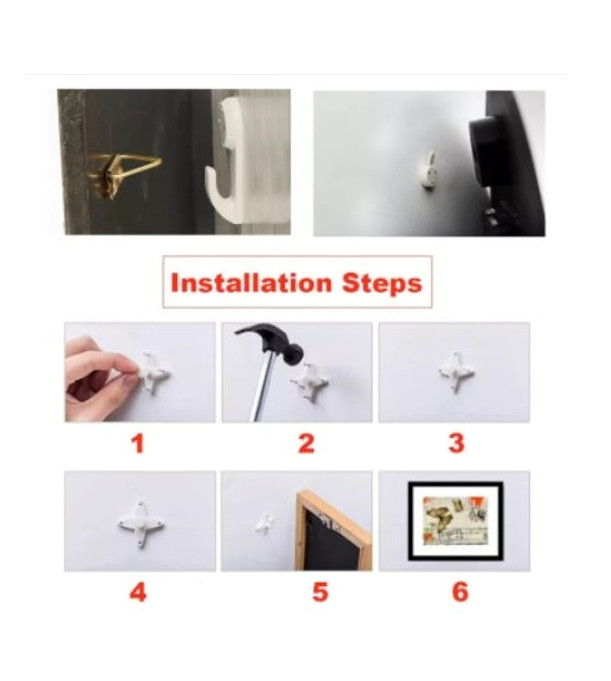 Đinh ghim tường 4 chân