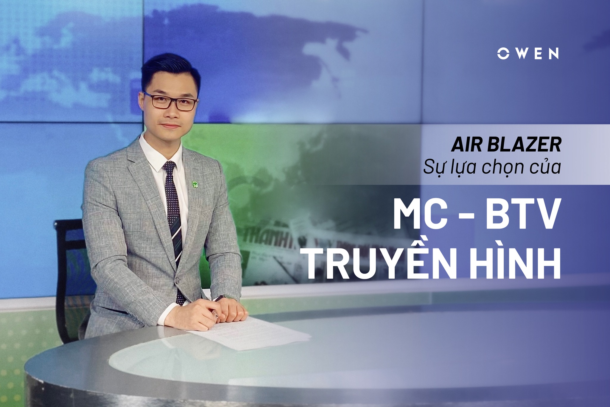Áo Blazer OWEN nam công sở vải Namu KHÔNG NHĂN dáng REGULAR mã BL220704