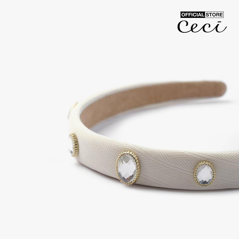 CECI - Băng đô nữ bọc vải đính đá sang trọng CC6-03000086