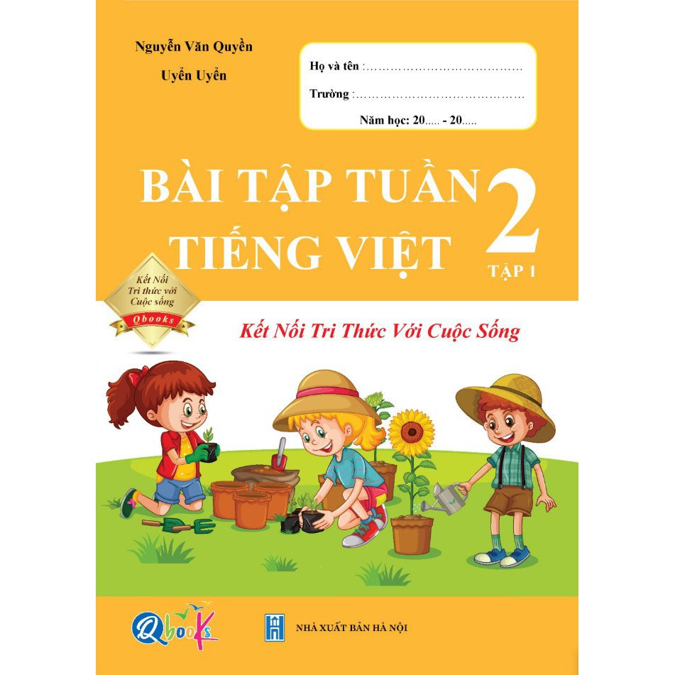 Sách - Combo Bài Tập Tuần Toán và Tiếng Việt 2 - Kết Nối Tri Thức Với Cuộc Sống - Tập 1