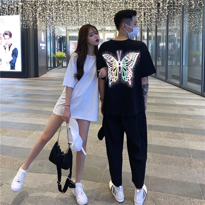 Áo Thun cặp Nam-Nữ in HÌNH BƯỚM ĐÊM cực dễ thương , thích hợp cho các cặp đôi trẻ trung, năng động, cho các nhóm bạn đi đêm, đi phượt, bão, nhìn đã mắt, bao ngầu, bao chất!