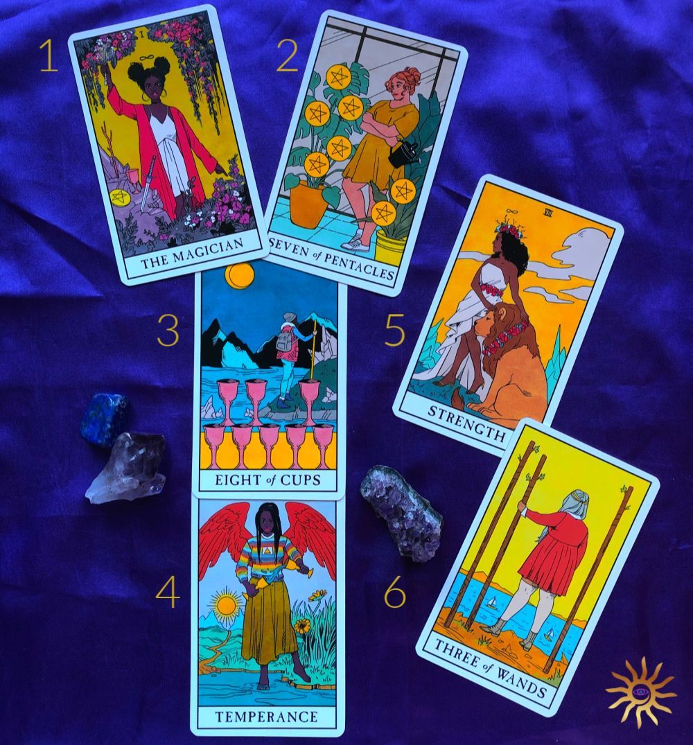 Bộ Bài Bói Modern Witch Tarot New Đẹp