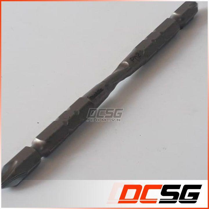 Mũi vít 2 đầu Torsion bạc 1/4" PH2x120mm Makita A-59586