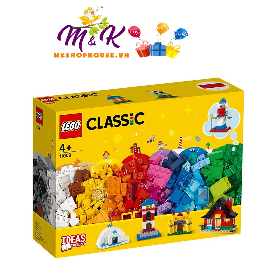 Mô Hình Lắp Ráp Lego Classic Gạch Sáng Tạo Nhà Cửa 11008