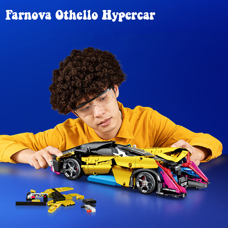 Đồ Chơi Lắp Ráp Xếp Hình Siêu Xe Điều Khiển Từ Xa Farnova Othello Hypercar 701924 Với 1096 Mảnh Chi Tiết