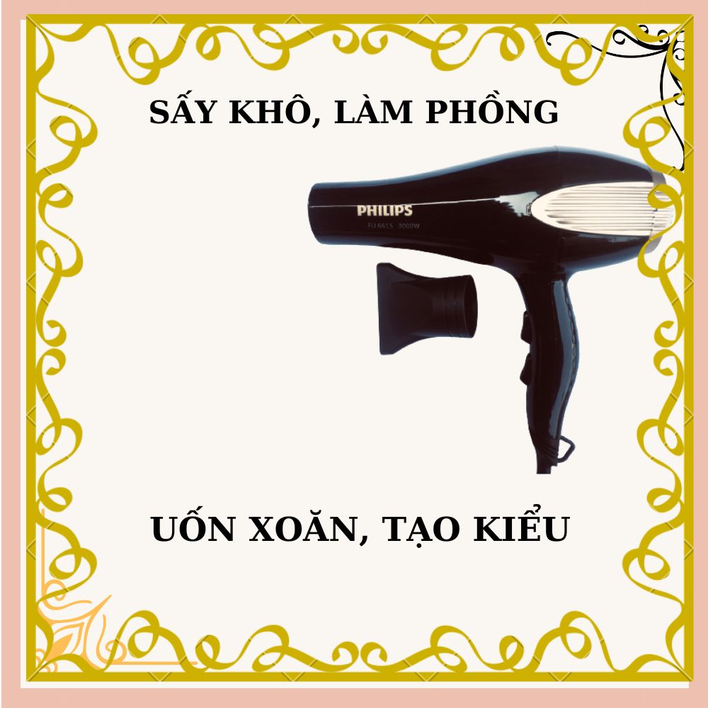 Máy sấy tóc 2 chiều nóng lạnh/công suất lớn 3000w/sấy nhanh khô/tạo kiểu tóc, chăm sóc tóc, bảo vệ tóc hiệu quả