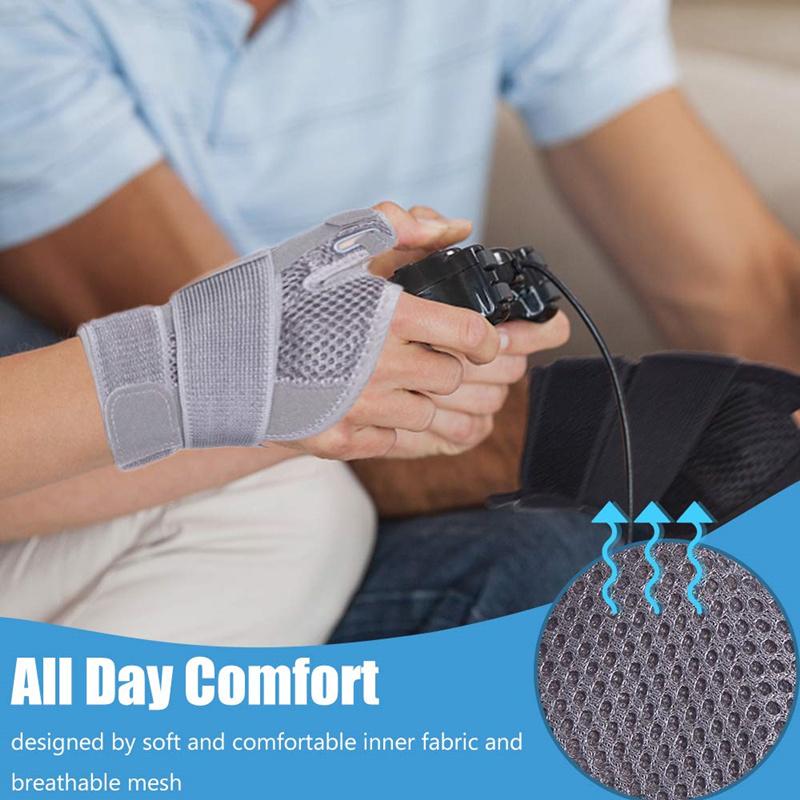 1 Ngón Tay Cái Nẹp Có Hỗ Trợ Cổ Tay Nẹp-Ngón Tay Cái Nẹp Cho Ống Cổ Tay Viêm Gân Giảm Đau Ngón Tay Cái Spica Nẹp Ổn Định Color: Skin Color Size: One Size
