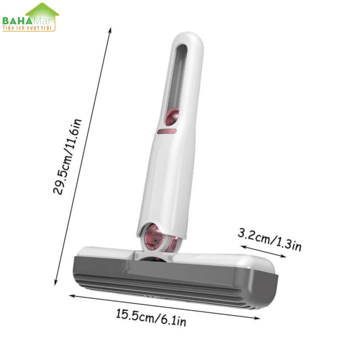 CÂY LAU MINI ĐA NĂNG VÀ THÔNG MINH TỰ VẮT GẤP GỌN SIÊU THẤM HÚT TIỆN DỤNG LAU DỌN "BAHAMAR" Làm sạch mạnh mẽ, có thể lau nhiều loại bề mặt : kính, đá, sàn nhà, sàn bếp, bàn vệ sinh, bàn học...