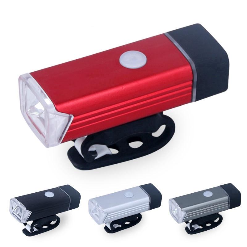 Đèn LED gắn tay lái xe đạp chống nước sạc USB