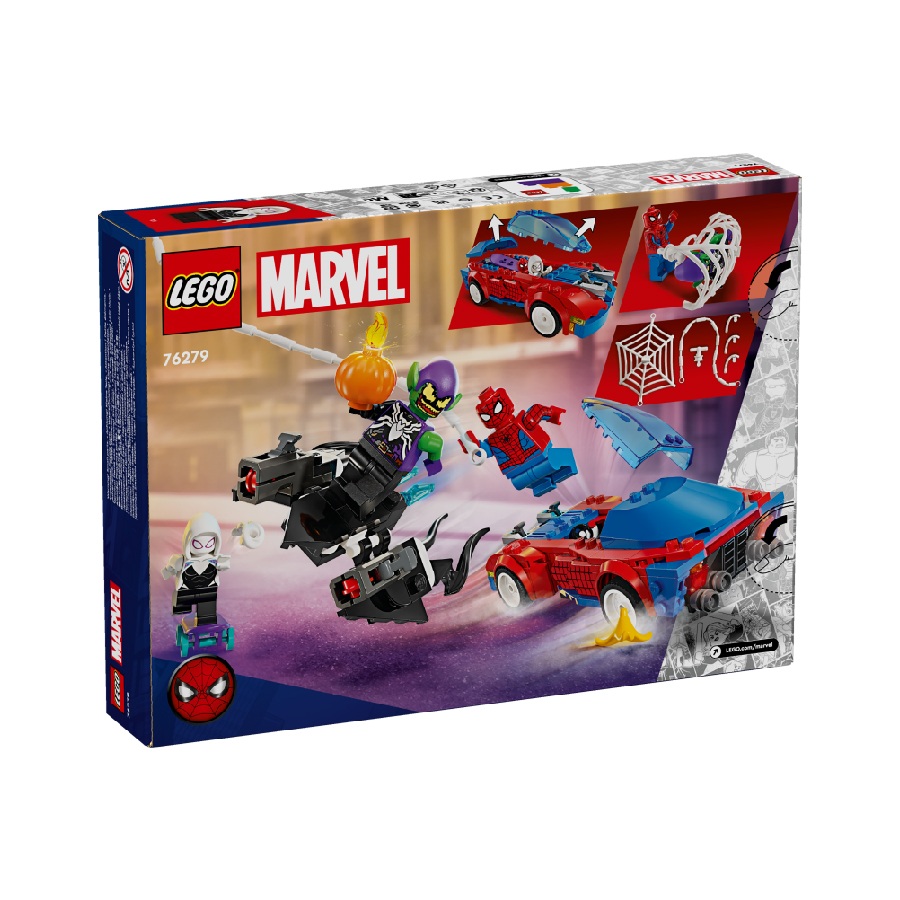 Đồ Chơi Lắp Ráp Siêu Xe Của Người Nhện Lego Superheroes 76279 LEGO SUPERHEROES 76279