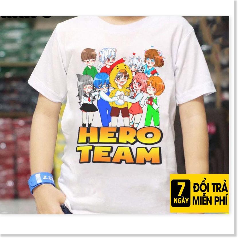 BST Áo Hero Team Mini World Thun Mini World Toàn Thành Viên Hero Team AQA1807 03 aomivn