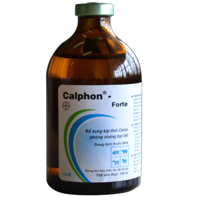 [ THÚ Y ] 1 lọ CALPHON 100ml bổ sung canxi chống bại liệt trên trâu bò ngựa heo bê nghé
