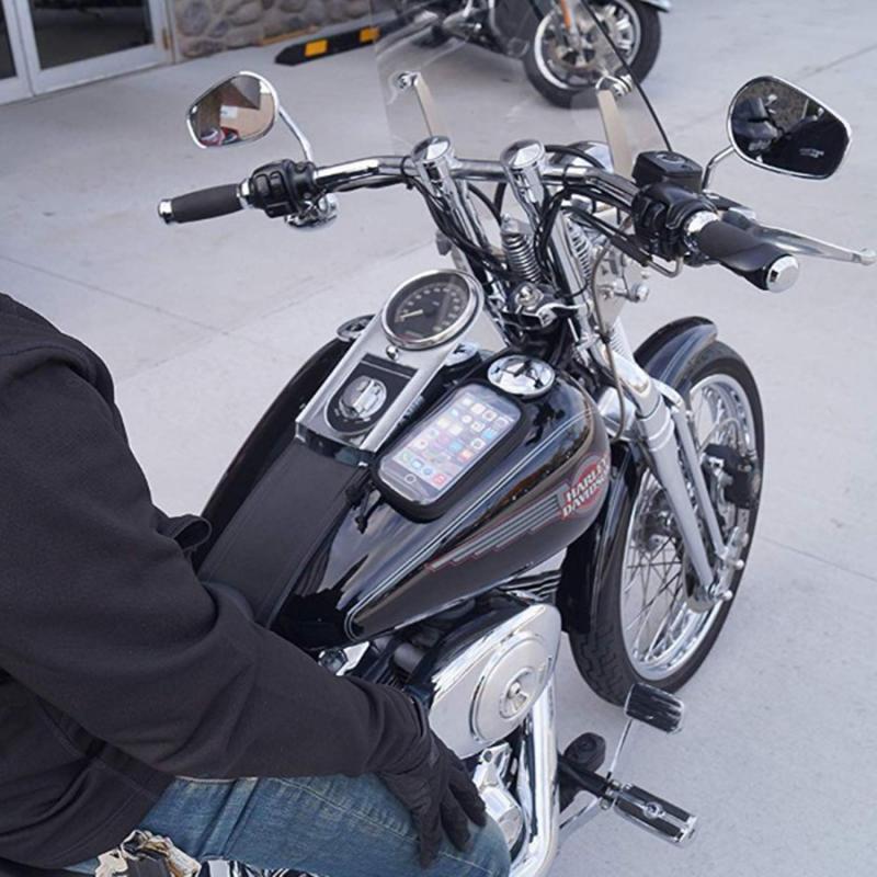 2x Motorcycle Cell Phone Bag Stand Waterproof Motorcycle Tank Cell Phone Cases