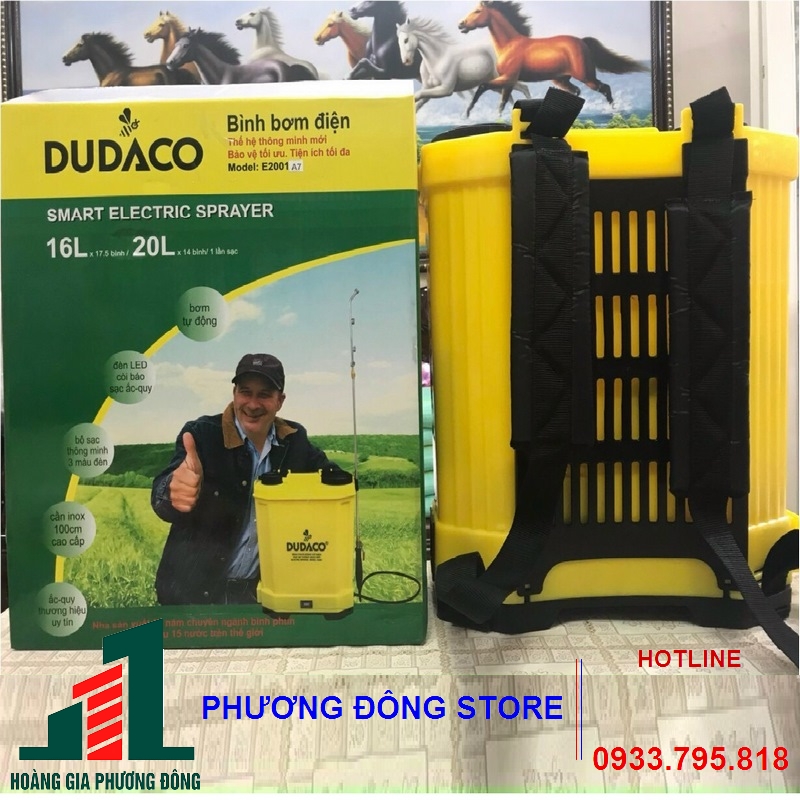 BÌNH XỊT ĐIỆN ĐỨC ĐẠT  DUDACO E2001 _ 20 lít