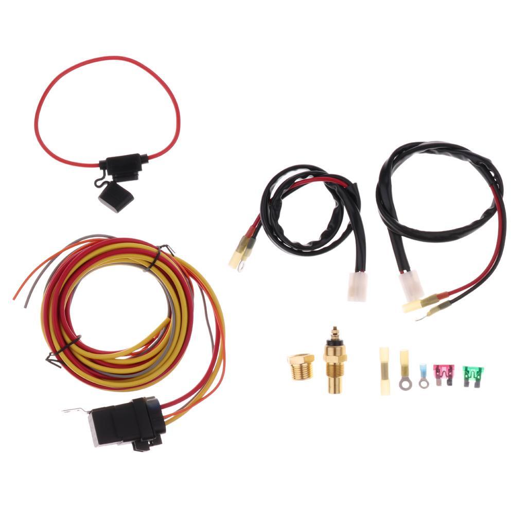 High Quality Electric Cooling Fan Wiring Install 185/165 Thermostat Relay