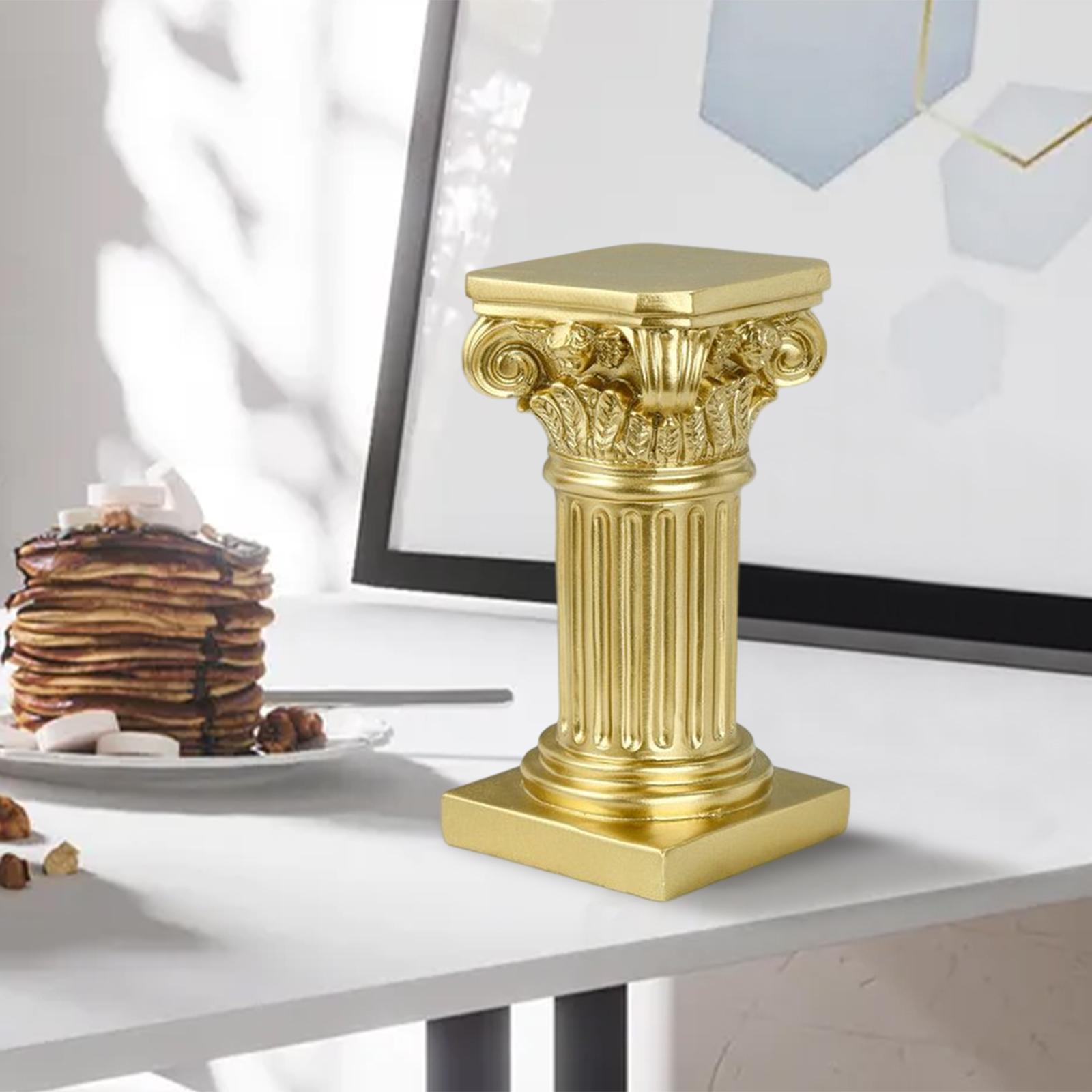 Roman Column Statue Plinth Base for Outdoor Decoration Handicraft Props