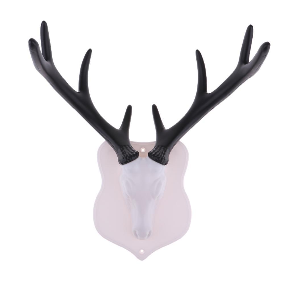 Animal Deer Head Hook Hanger Rack Wall Mount Home Decoration