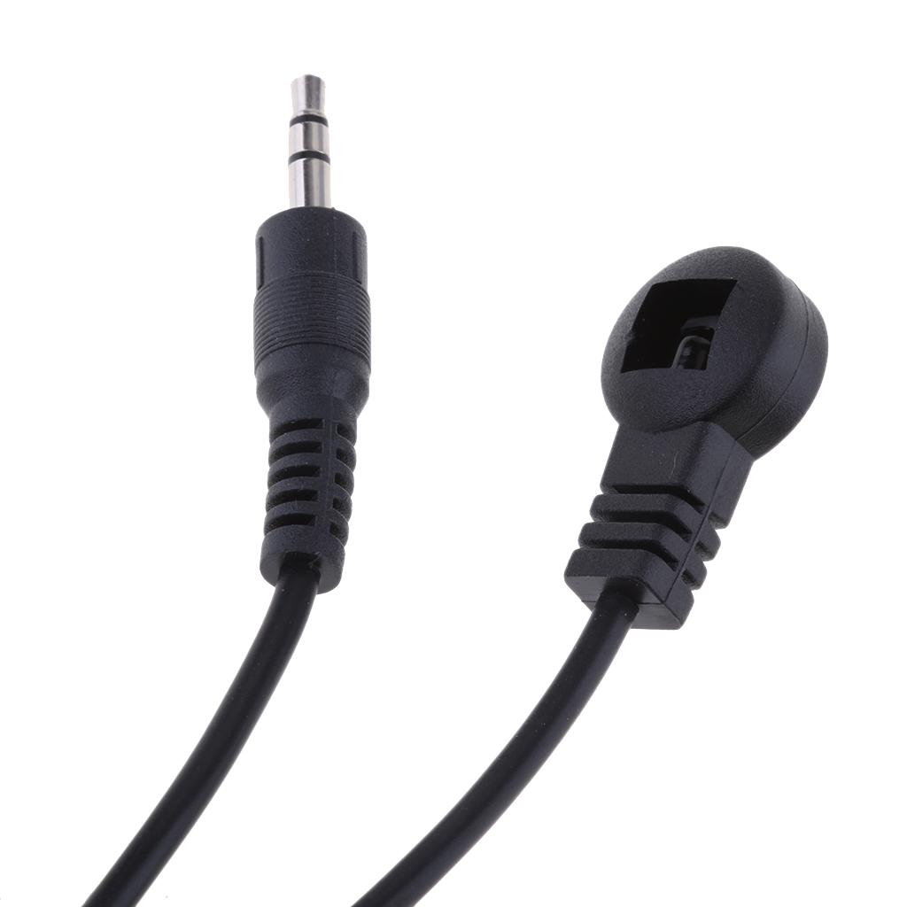 Cheap 9.8Ft IR Emitter Cable 3.5mm Male Receiver Extension Cable Black Easy Using LED Lighting