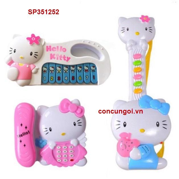 Đồ Chơi VỈ đàn organ đt bàn đàn ghita pin Kitty , 1227 - SP351252