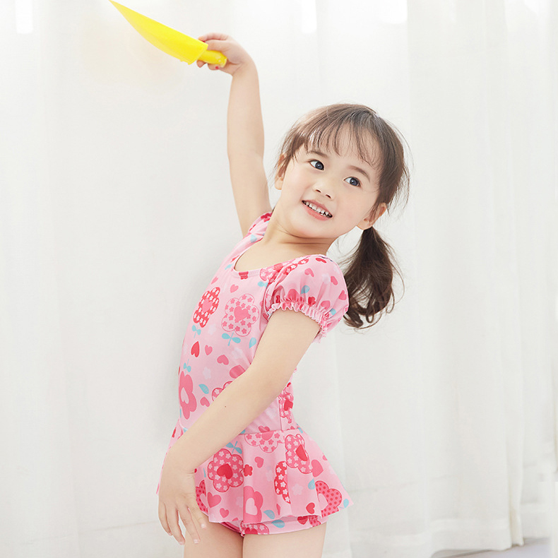 Đồ bơi liền thân bé gái váy xòe dễ thương, áo tắm trẻ em đẹp, thun bơi lạnh mịn mát, co giãn cao, bé mặc thoải mái dễ chịu, tặng kèm mũ bơi | BT05