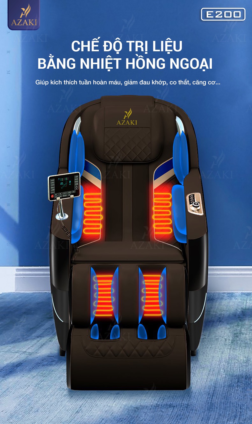 Ghế Massage Cao Cấp Toàn Thân 4D AZAKI E200