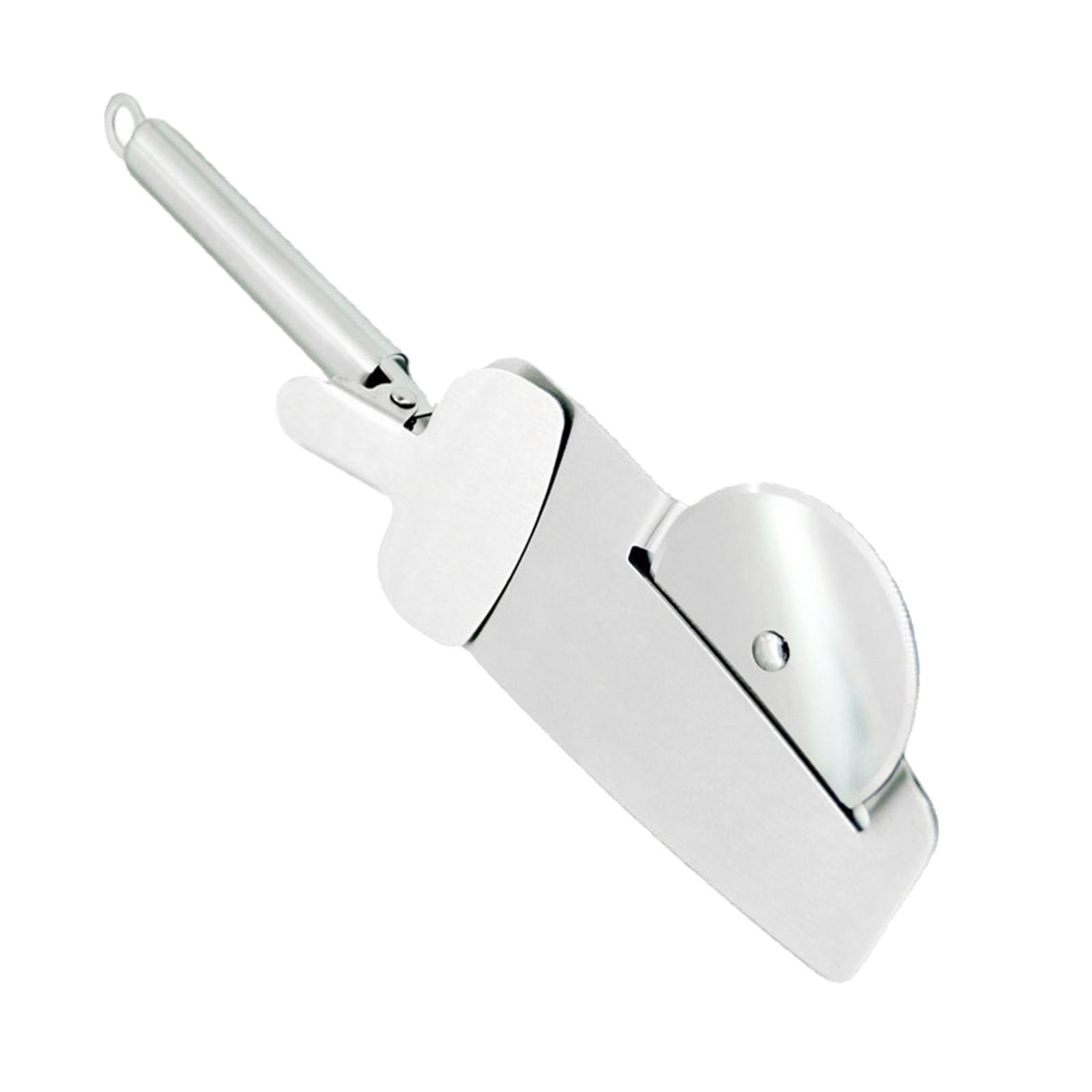 Kitchen Large Pizza Cutter Wheel with Clip Easy to Hold Pizza Cutter