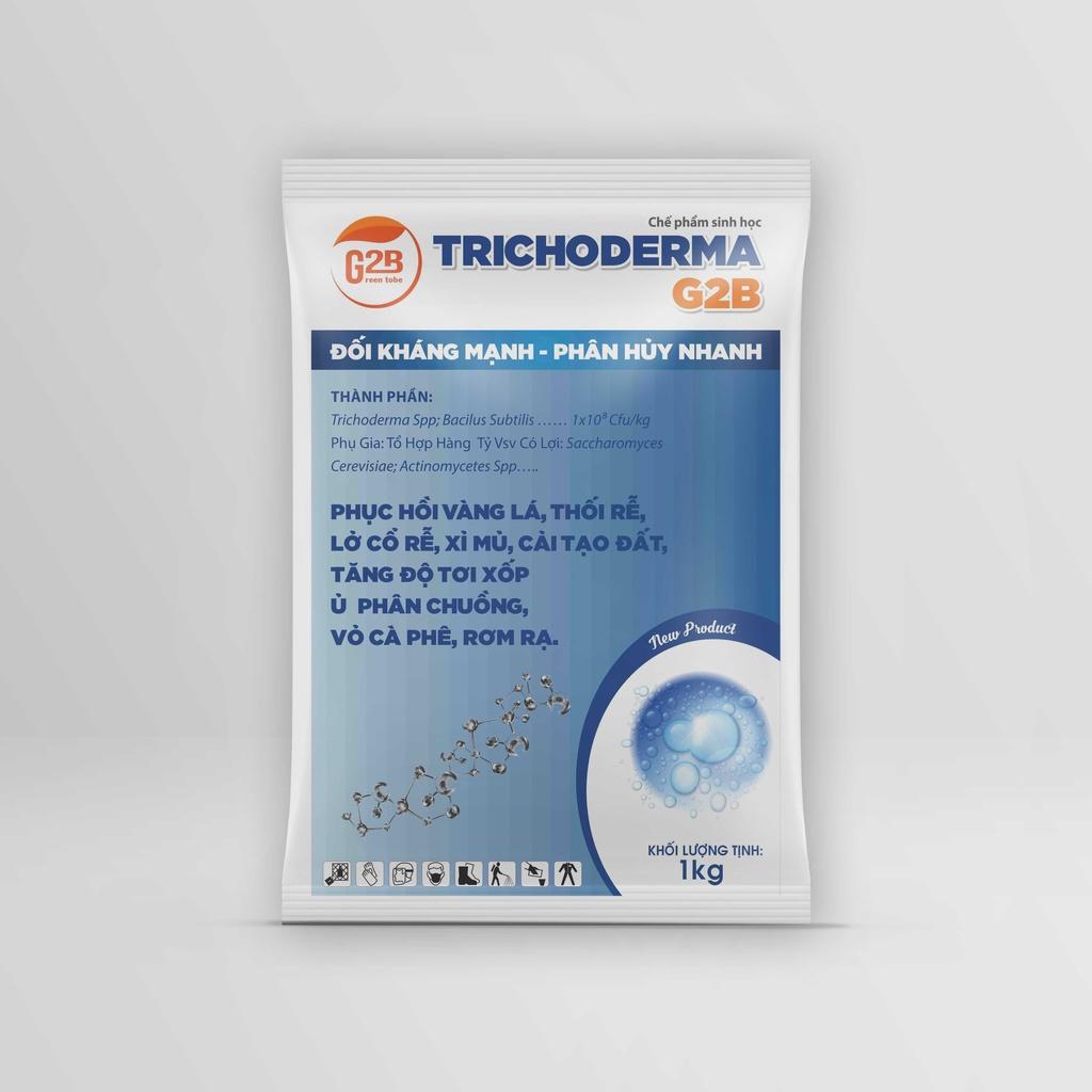 Ủ phân, tưới cải tạo đất, phục hồi vàng lá, thối rễ,…- Trichoderma gói 1kg