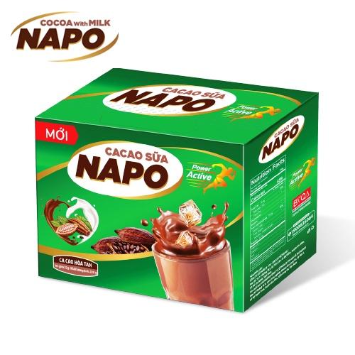 Cacao hòa tan sữa đá Napo Napoli Coffee 22g/gói - Cung cấp năng lượng cho buổi sáng