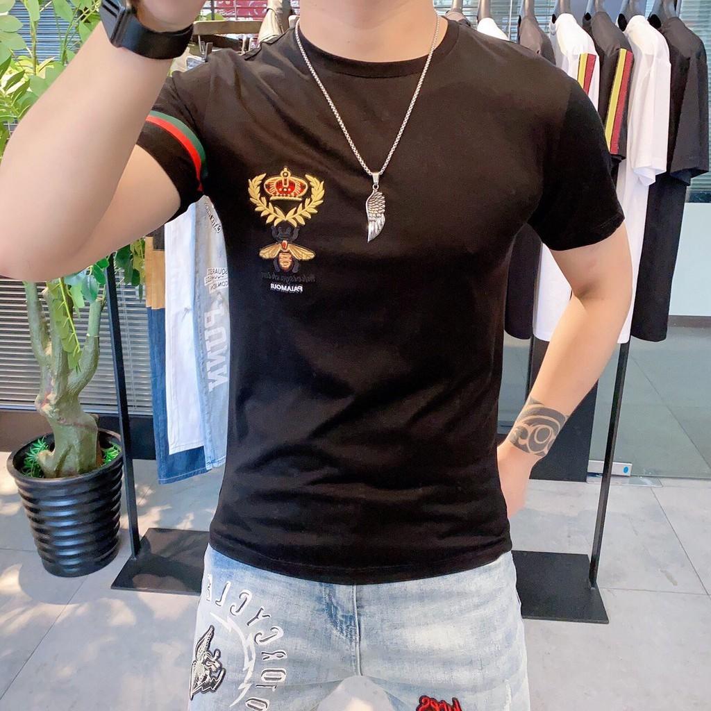 Áo Thun Nam Tay Ngắn , Áo Phông Nam Cổ Tròn Cao Cấp Thời Trang Hàn Quốc OBOK Fashion CTN18