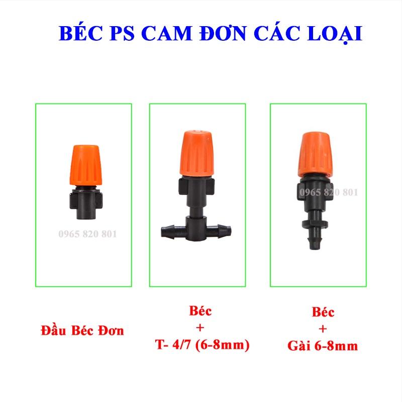 Béc phun sương CAM 1 hướng kết nối ống 6-8mm