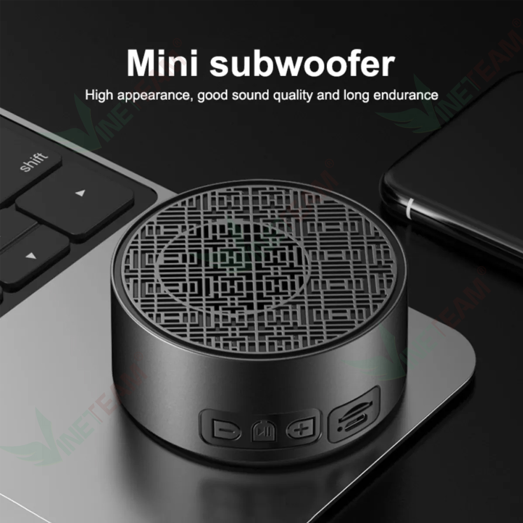 Loa Bluetooth 5.0 Siêu Trầm Manovo A8 Âm Thanh HIFI Bass Cực Mạnh Hỗ Trợ Thẻ Nhớ Pin 1000mAh - Hàng Nhập Khẩu