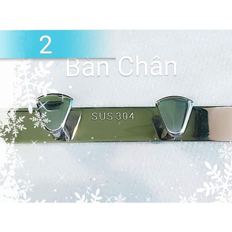 MÓC TREO QUẦN ÁO,MẮC ÁO GẮN TƯỜNG,(BÀN CHÂN),CAO CẤP, SIÊU TIỆN DỤNG,CHẮC CHẮN,INOX 304 CHỐNG ĂN MÒN CAO