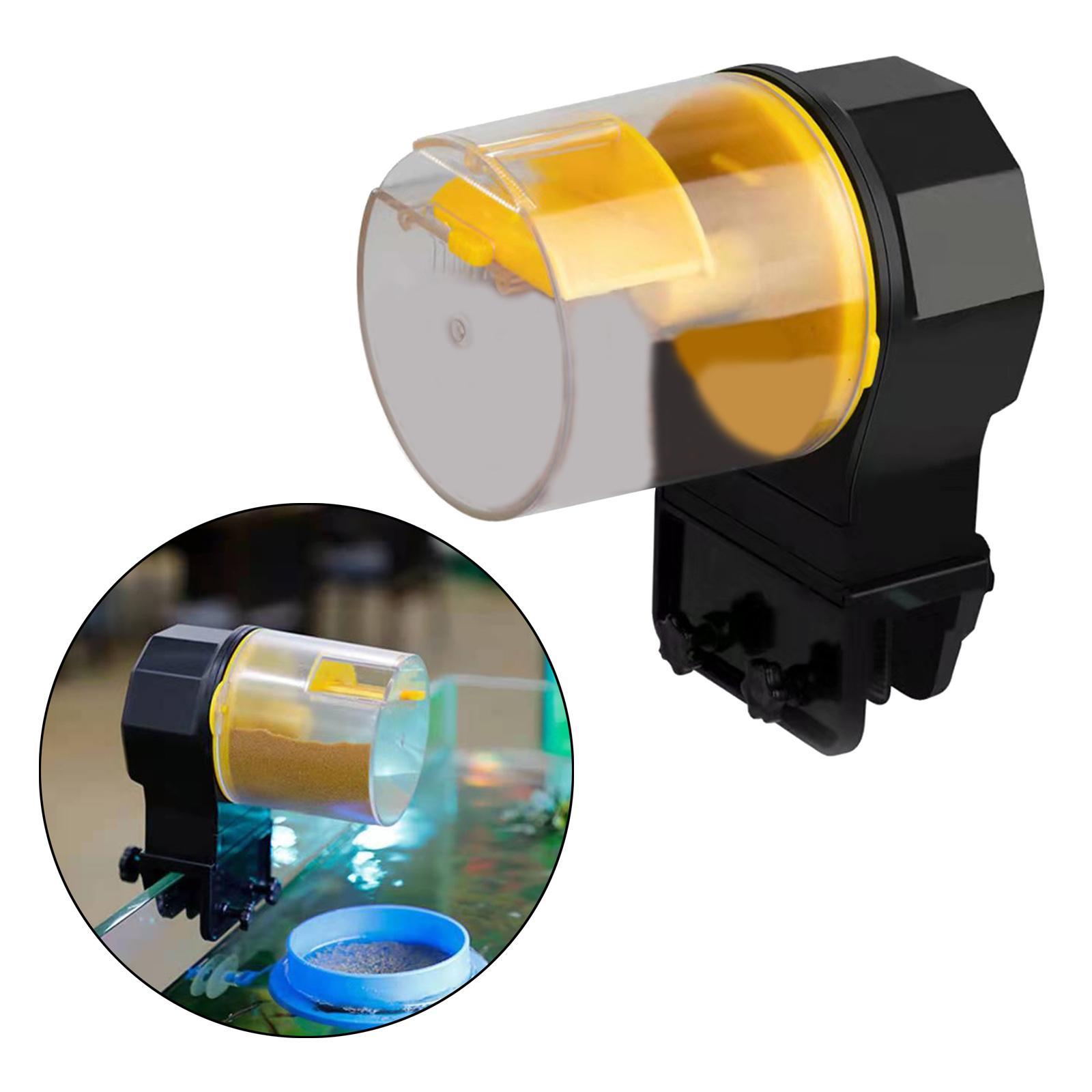 Automatic Feeder Turtle Tank Aquarium 12/24H Timer Feeders on Weekend