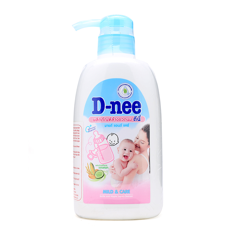 Hình ảnh Nước rửa bình sữa D-nee Mild & Care chai 500ml