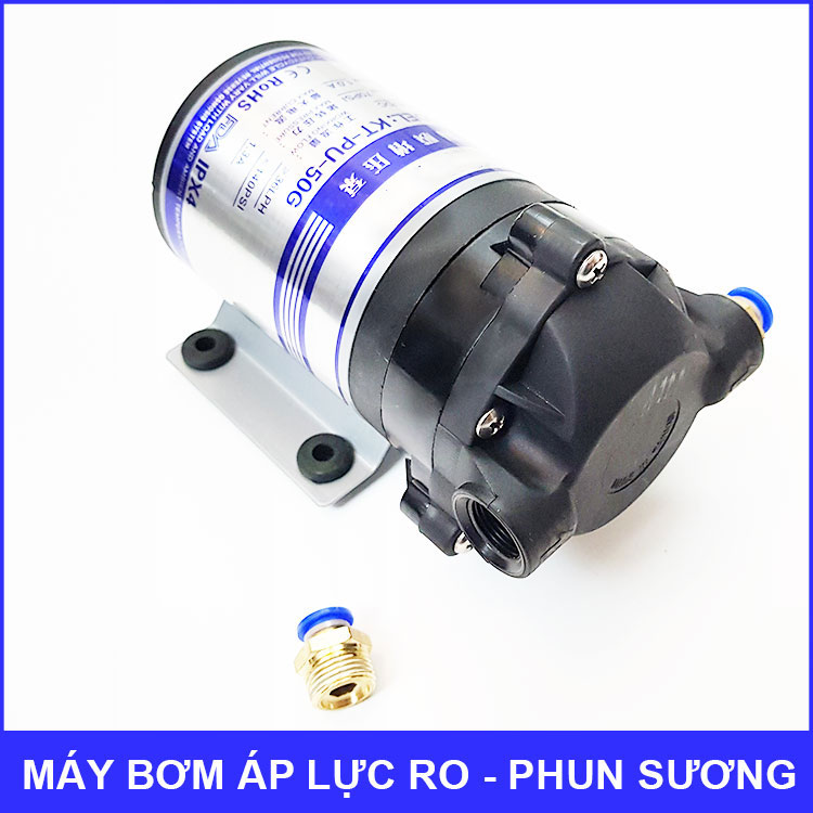 Máy bơm áp lực phun sương lọc nước 24V 50G 36L