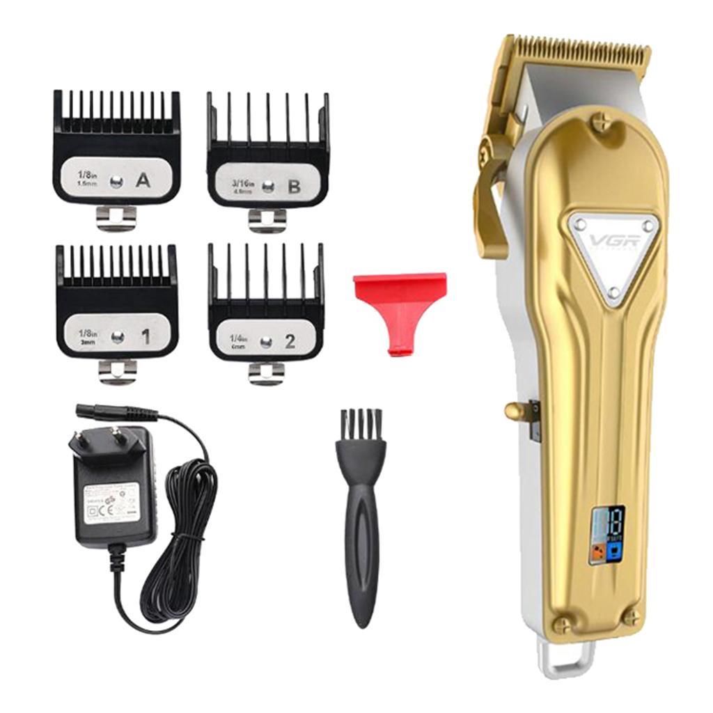 Men Electric LCD Hair Clipper Trimmer Haircut Machine Barber Home Shaver EU