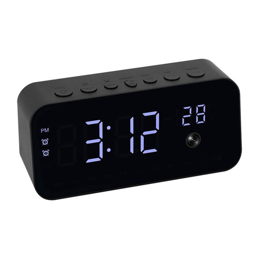 1080P Nanny Camera Hidden Camera Clock for Home Office Indoor Monitoring