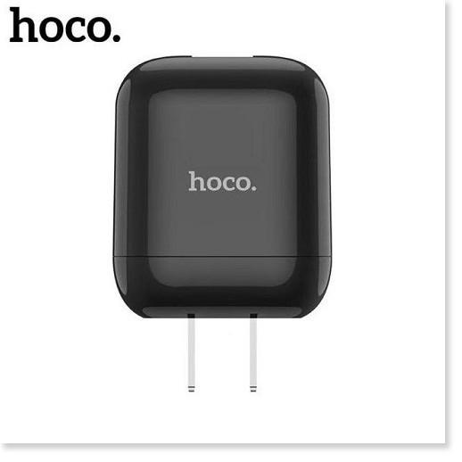 Củ sạc 1 cổng Hoco HK2 Chất liệu nhựa PC chất lượng cao chống cháy - Hàng chính hãng