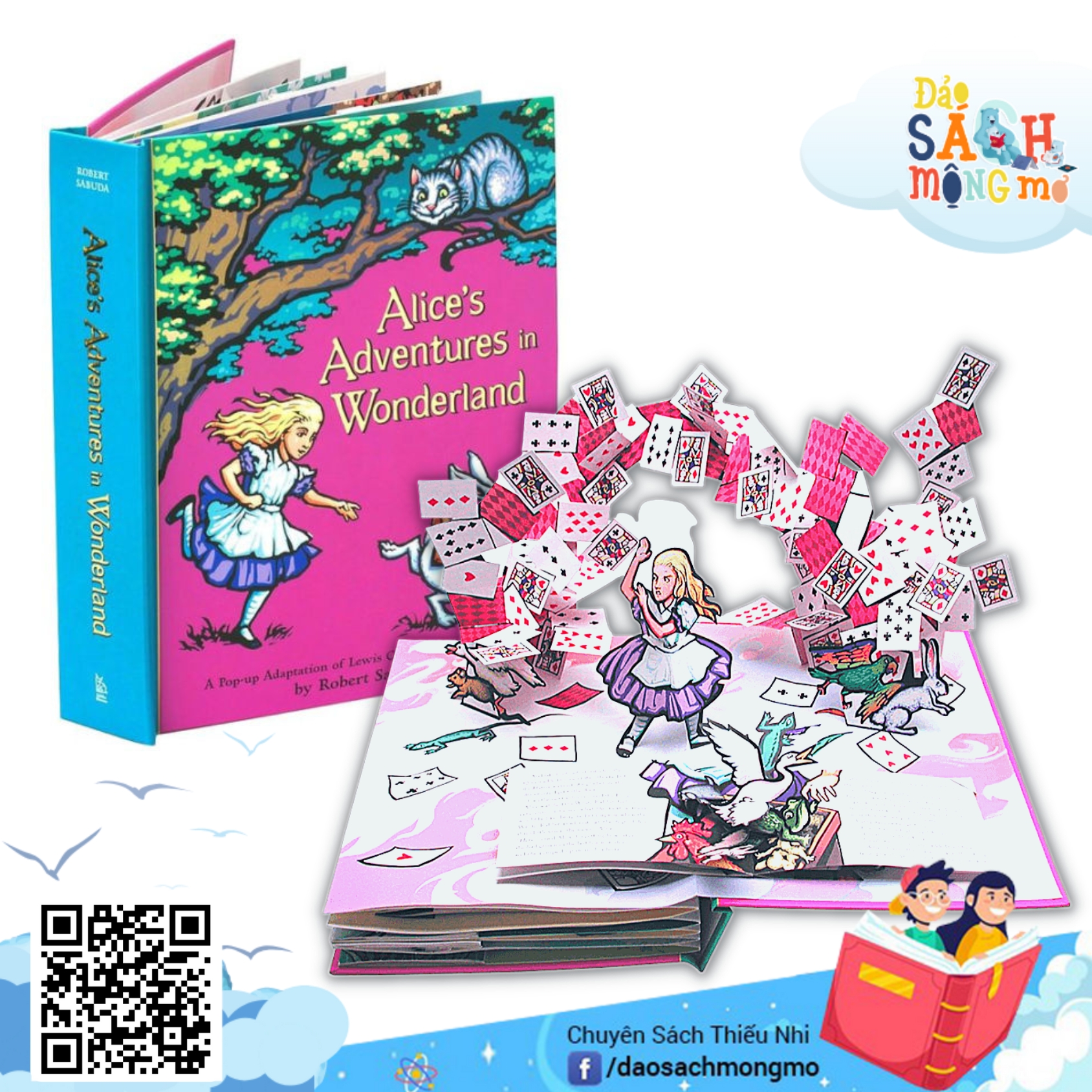 Đồ Chơi Dựng Hình 3D Pop Up Alice's Adventures in Wonderland
