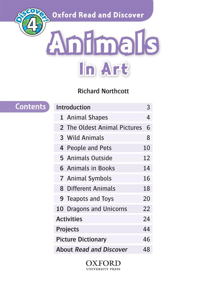 Oxford Read and Discover 4 Animals in Art Finalist: The Language Learner Literature Award 2011