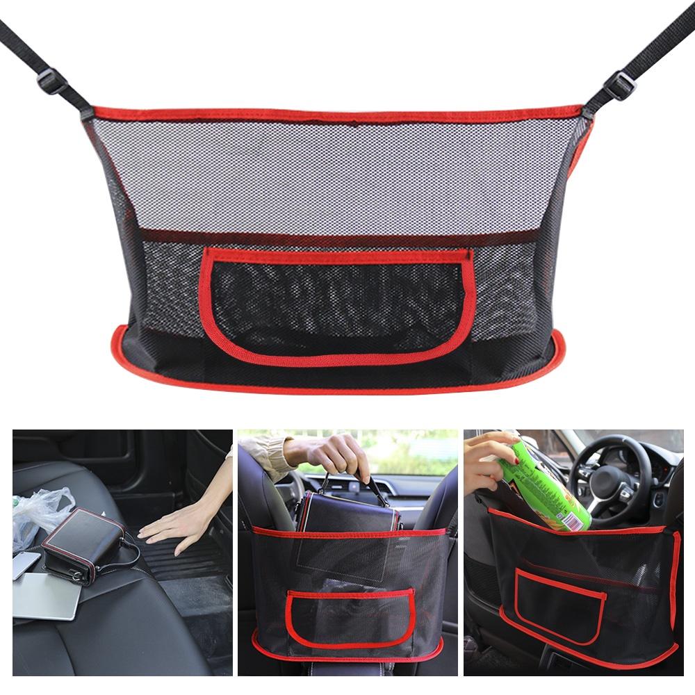 Túi lưới đựng đồ gắn lưng ghế xe hơi tiện dụng