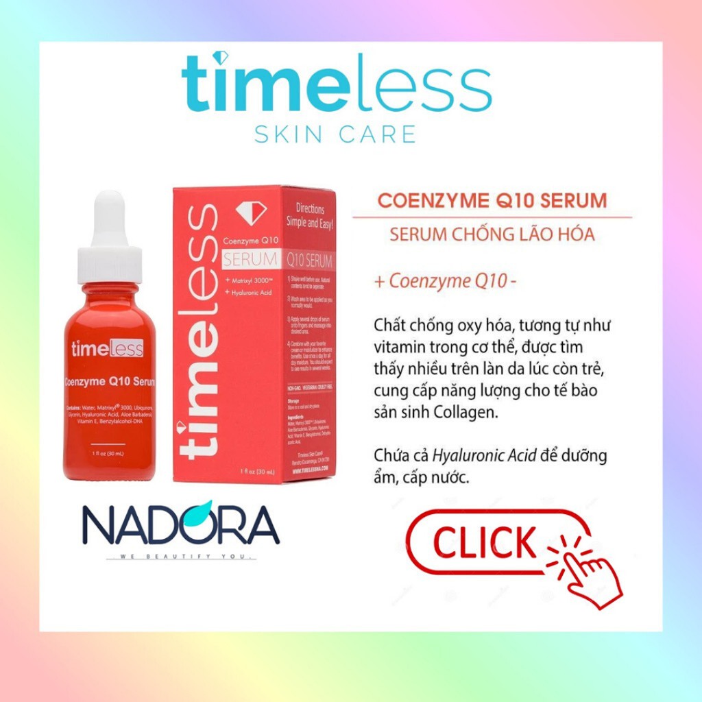 Tinh Chất Chống Lão Hóa Timeless Coenzyme Q10 Serum (30ml)