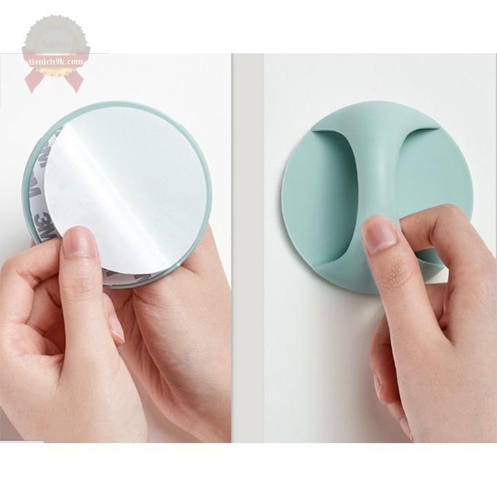Tay nắm gắn cửa thay thế siêu dính cho tủ lạnh quần áo gỗ cửa kính nhôm hình vòng
